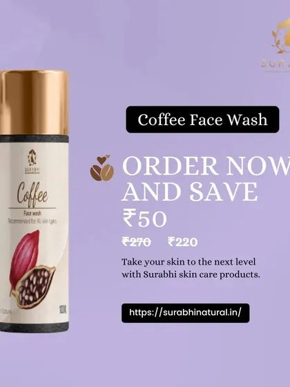 For a limited time, you can save on our popular Coffee Face Wash. It's a great way to take your skincare to the next level.