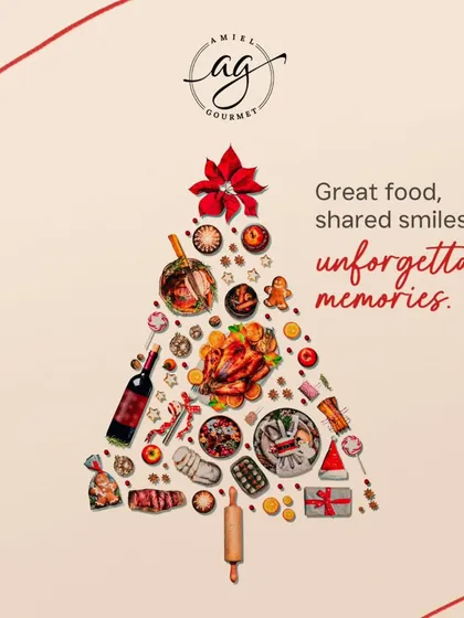 Great food, shared smiles, and unforgettable memories. This is what the Christmas season is all about at Amiel Gourmet.