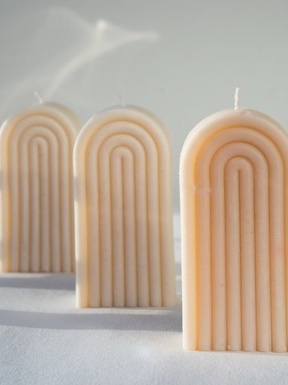 Sculptural Decor Candles photo 26