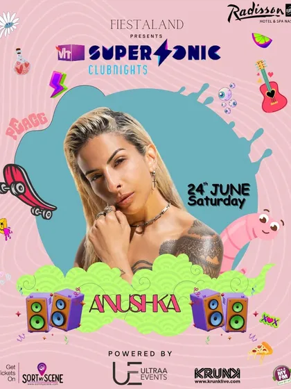 My solo feature on the poster for the VH1 Supersonic Clubnight in Nashik. Always ready to bring the energy.