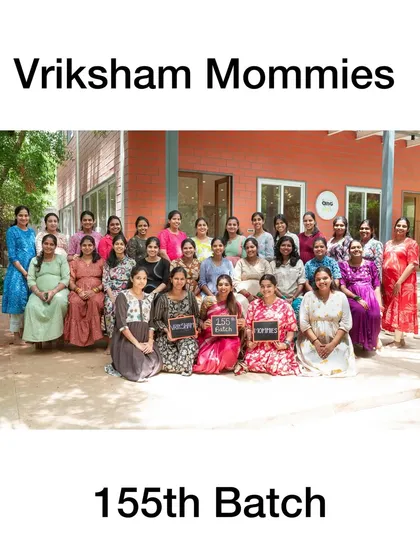 This is our 155th batch of Vriksham Mommies! For over a decade, I've had the honor of guiding thousands of women through their pregnancy. Seeing our community grow with so many happy, confident mothers is the greatest reward.