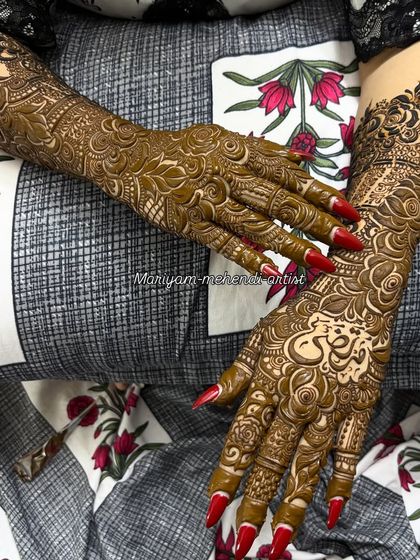 Full Bridal Mehendi for Hands photo 10
