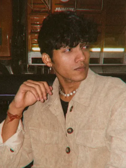 A candid-style shot with a relaxed and cool vibe, showing a different side of my personality.