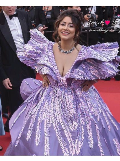 The joy of wearing something truly special. Our diamond set shines bright on the Cannes red carpet. I believe jewellery should not only look beautiful but also make you feel incredibly happy and confident.