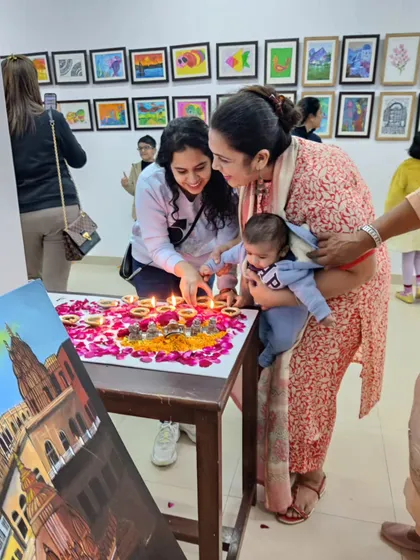 More heartwarming moments from our studio's lighting ceremony, celebrating new beginnings with our wonderful community.