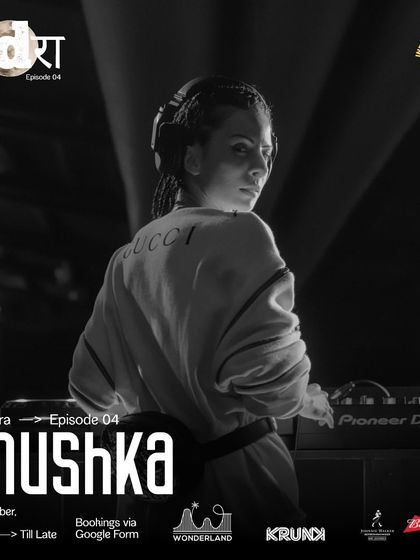 The poster for 'Chandra - Episode 04' at Wonderland Farms. An open-air, waterfront venue is a perfect setting for a night of hypnotic techno.