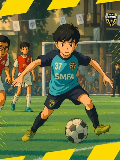 Vision meets velocity. An anime-style graphic capturing the purposeful and measured movement we teach at SMFA.