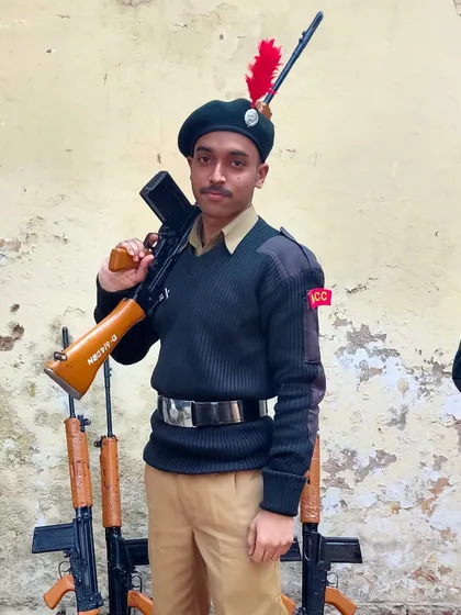 A throwback to my time in the National Cadet Corps. The lessons in discipline and teamwork I learned here have stayed with me throughout my martial arts and professional career.