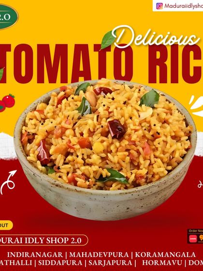 Another look at our delicious Tomato Rice, a comforting and flavorful dish.