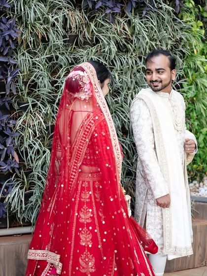 The moment the groom sees his bride for the first time. We capture this once-in-a-lifetime reaction from both perspectives.