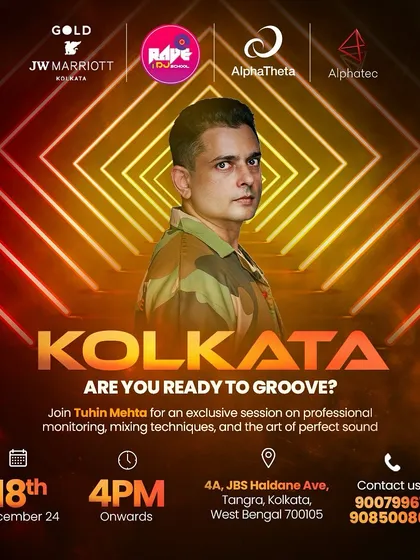 This is an example of one of my upcoming masterclasses in Kolkata. These are structured, exclusive sessions focused on professional monitoring, advanced mixing techniques, and achieving perfect sound.