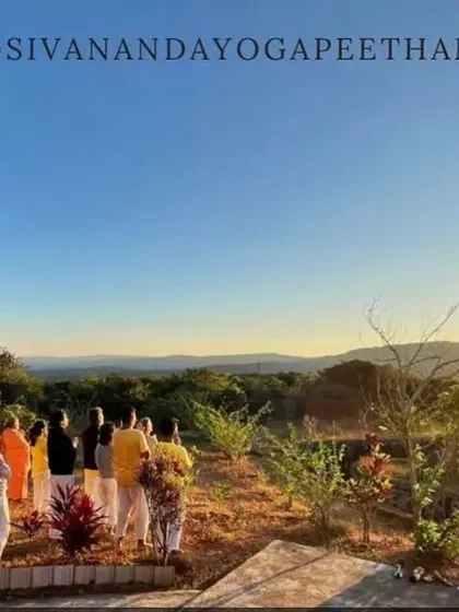 We begin our days at the ashram greeting the sun. This morning ritual of quiet contemplation connects us to the rhythm of nature and sets a peaceful tone for the Sadhana ahead.