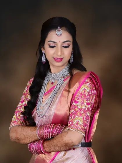 Usha Gowda - Bridal Makeup and Hair Styling Glamorous Reception & Sangeet Looks photo 6