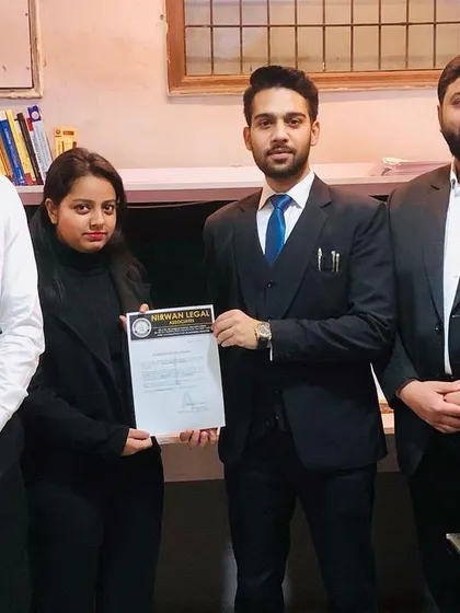 A closer shot of Ms. Rimmi receiving her certificate. I am committed to mentoring and providing career opportunities for promising law students.