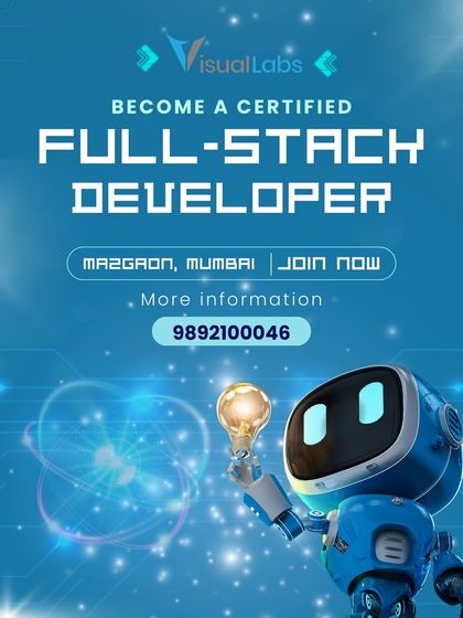 Ready to level up your career? This is our call to action for you to become a certified Full-Stack Developer with our course in Mazgaon, Mumbai.