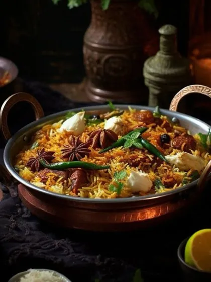 Experience the magic of Delhi’s biryani tradition, crafted with love and the finest ingredients in a traditional handi.
