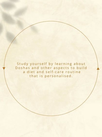 I believe in Ayurveda's personalized approach. I encourage you to study yourself by learning about doshas and other aspects to build a diet and self-care routine that is tailored to you.