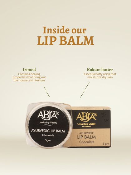 A look inside my lip balm, featuring Irimed for its healing properties and Kokum butter to moisturize dry skin.