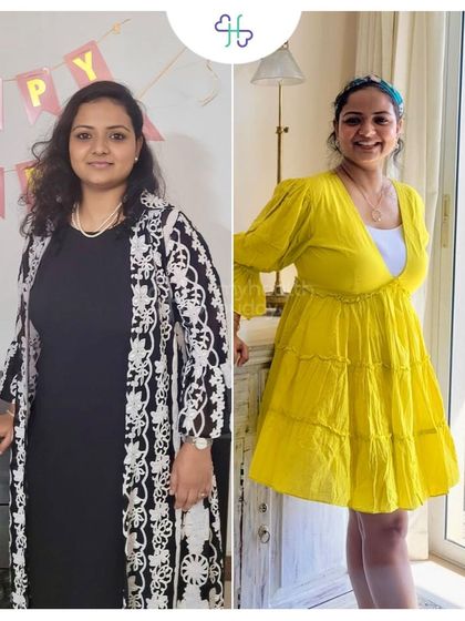 As a full time working mother of two, this client learned that consistency and self love are key. She lost 9 kgs in 6 months by following a flexible plan that fit her busy life, and she never doubted herself.