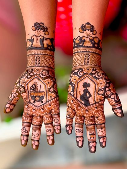 Mitali - Mehendi for Special Occasions Celebrating New Beginnings: Baby Shower Mehendi photo 7