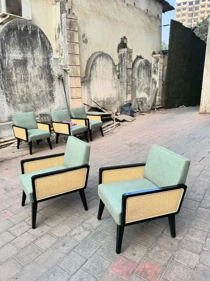 The full set of chairs for the commercial project.