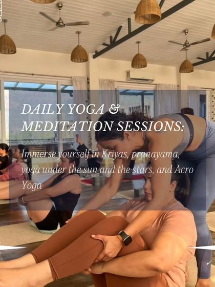 Immerse yourself in Kriyas, pranayama, and various styles of yoga under the sun and stars at our upcoming retreat.