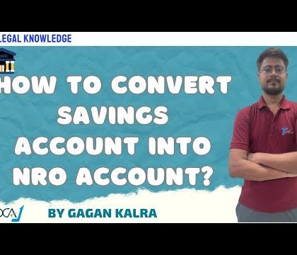 If your residential status changes to Non-Resident Indian (NRI), converting your savings account to a Non-Resident Ordinary (NRO) account is a necessary step. We provide practical guidance on this process and explain the differences between NRE and NRO accounts.