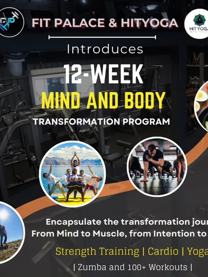 My 12-Week Mind and Body Transformation Program is my signature offering. This program combines strength training, cardio, yoga, and even outdoor activities like trekking to deliver a complete fitness journey.