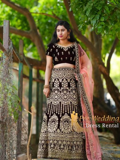 Pre Wedding Attire - Pre-Wedding Outfit Rental Regal Lehengas & Skirt Sets photo 54