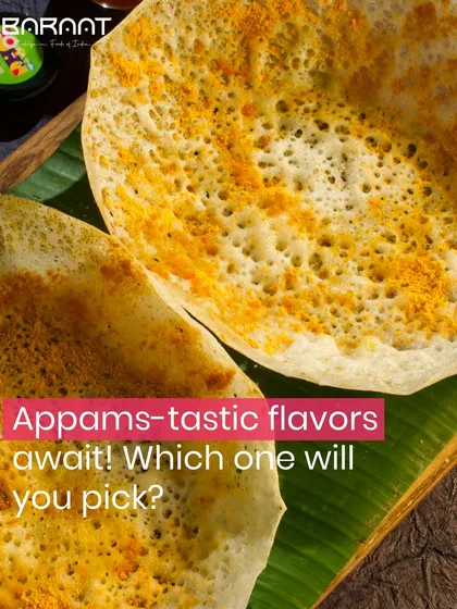 Appam-tastic flavors await. Which of my appam varieties will you pick?