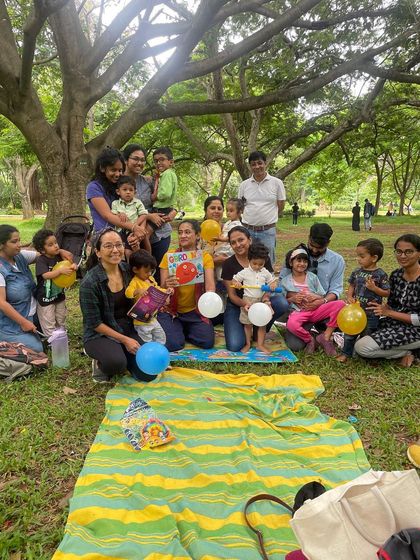 More shots of our wonderful community. These group photos are a testament to the connections and friendships formed at Cubbon Tales.