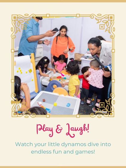 Highlighting the "Play & Laugh" aspect, where little dynamos can dive into endless fun and games.