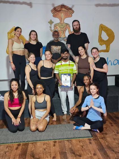 A smaller, intimate group of graduates from our 200 and 300-hour TTCs. The close-knit nature of our batches allows for personalized guidance and strong bonds.