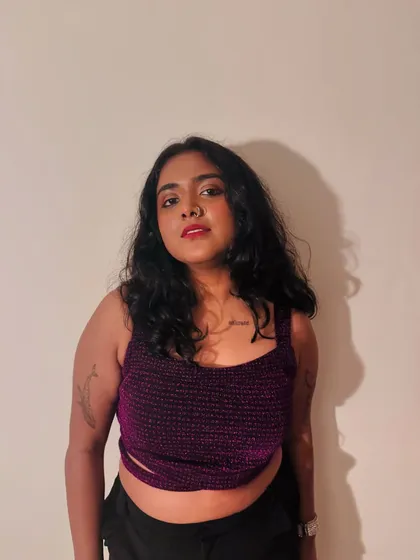 A confident pose after a successful live gig.