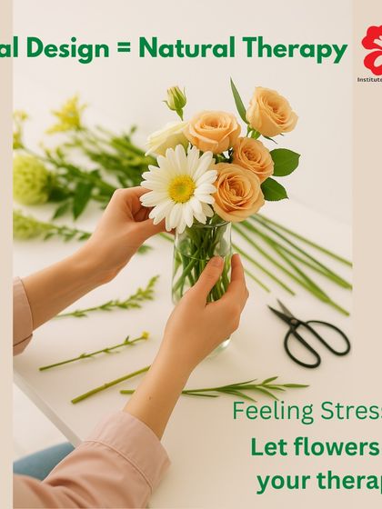 Did you know floral design is a form of natural therapy? This post explains how the mindful, creative act of arranging flowers can help relieve stress, boost your mood, and connect you with nature.