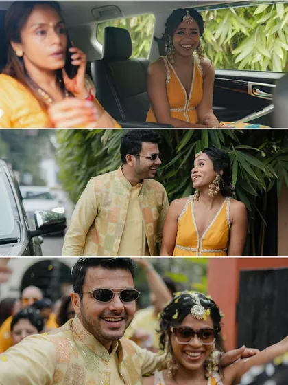 From arriving in style to laughing with sunglasses on, these moments capture the fun spirit of a modern Indian wedding. I help plan every detail to make sure the couple can just relax and have the best time.