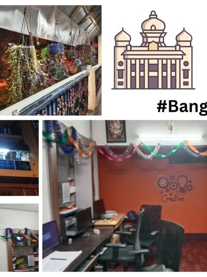 A glimpse of our Bangalore center in Seshadripuram. The office features a creative and professional setup to inspire our students.