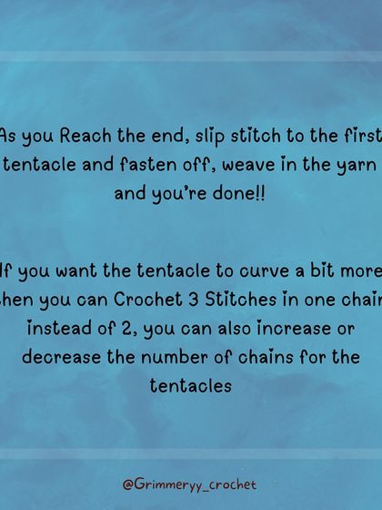 The final steps for finishing your octopus. I also included a tip on how to make the tentacles curve even more if you want a different look.