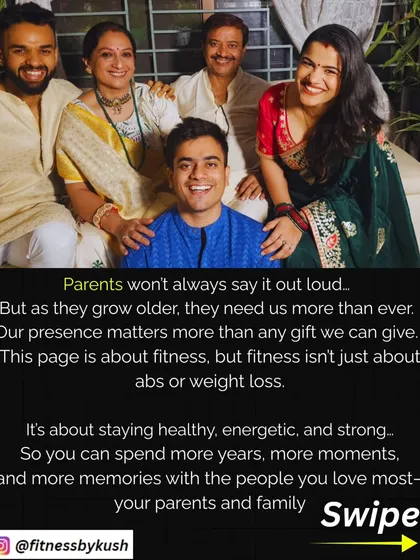 This page is about fitness, but it's not just about abs. It's about being healthy and strong enough to spend more years and create more memories with your family. Your presence is the most important gift you can give them.