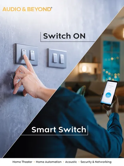 I offer multiple ways to interact with your smart home. Whether you prefer the tactile feel of an elegant smart switch on the wall or the convenience of a mobile app, I design the system around your personal preferences.