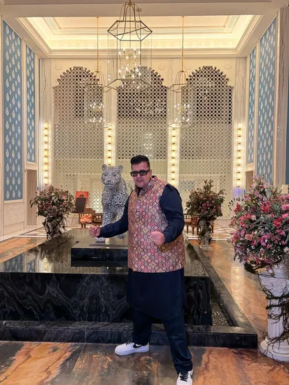 Full desi flavor and unstoppable energy. This pose captures the confidence and power I bring to every performance, ready to get the party started.
