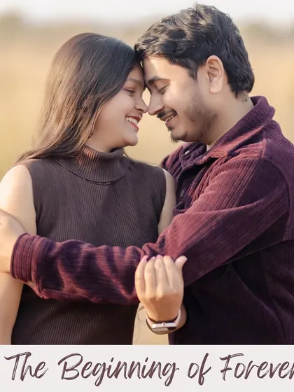 While I love grand cinematic shots, the quiet, intimate moments are just as important. This close-up portrait focuses on the couple's genuine connection and happiness, capturing the simple joy that marks the beginning of their forever.