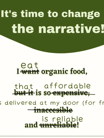 I'm changing the narrative. I believe organic, reliable food should be affordable and accessible, which is why I offer meal plans with perks like free delivery.