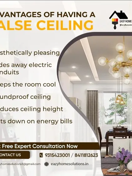 A false ceiling is a functional and aesthetic cornerstone of modern commercial interiors. We utilize false ceiling designs to artfully conceal wiring and ductwork, improve room acoustics, and integrate sophisticated lighting systems, all while adding a layer of architectural elegance to your space.