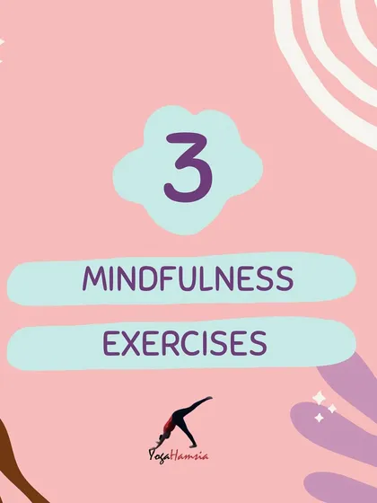 A duplicate of 75, this title card reintroduces the concept of simple mindfulness exercises for daily practice.