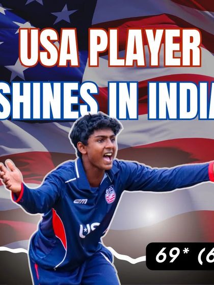 USA U-19 player Utkarsh Srivastava shines in India with an unbeaten 69 against a top cricket academy. His dedication and the expert training from me are paying off.