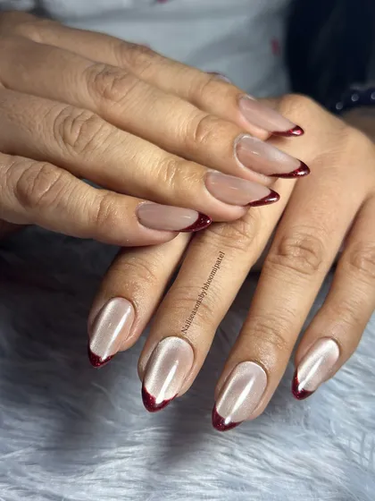 This almond-shaped French manicure is one of my all-time favorites.