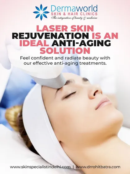 Laser skin rejuvenation is an ideal anti-aging solution because it targets the structural causes of aging. The laser energy stimulates new collagen production deep within the skin, which helps to firm the skin, reduce wrinkles, and create a more youthful appearance over time.