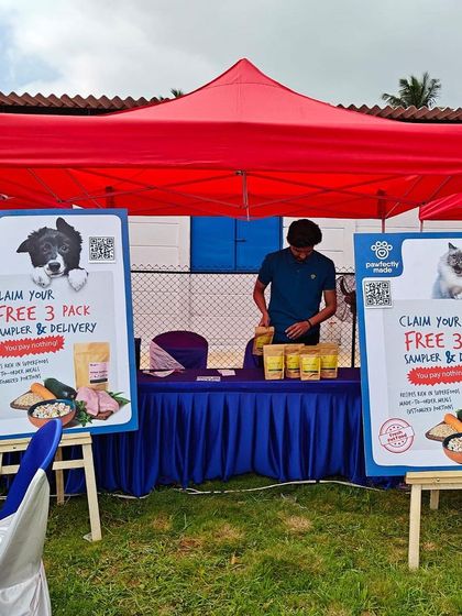 Our stall was a popular spot at the Fur Utsav!