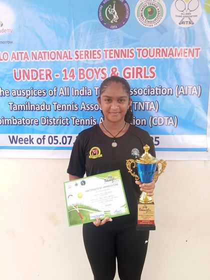 ATB Tennis Academy - Competitive Tennis Tournaments National & Super Series (NS/SS) Champions photo 5